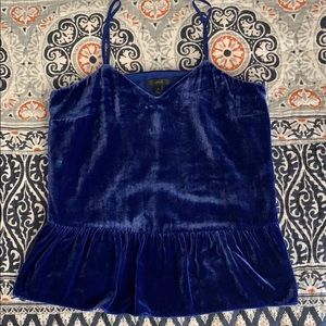 Jcrew 8T NWOT velvet tank